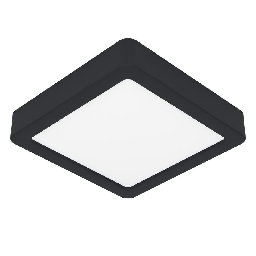 Eglo - Lámpara de techo LED regulable LED/11W/230V negra