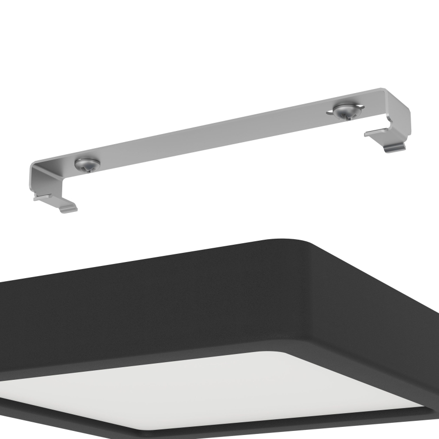 Eglo - Lámpara de techo LED regulable LED/11W/230V negra