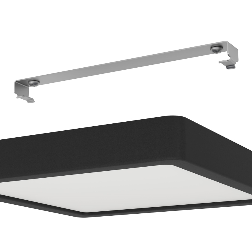 Eglo - Lámpara de techo LED regulable LED/17W/230V negra