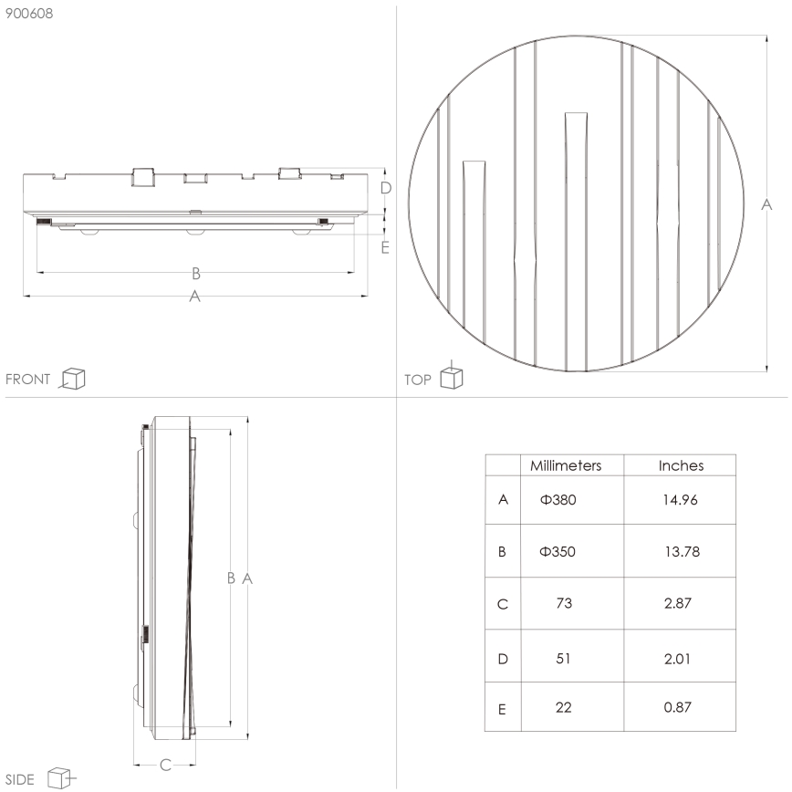 Eglo - Lámpara de techo LED LED/19,5W/230V Ø 38 cm