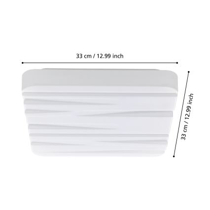 Eglo - Lámpara de techo LED LED/14,6W/230V