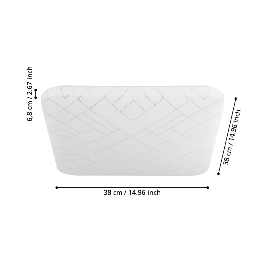 Eglo - Lámpara de techo LED LED/19,5W/230V