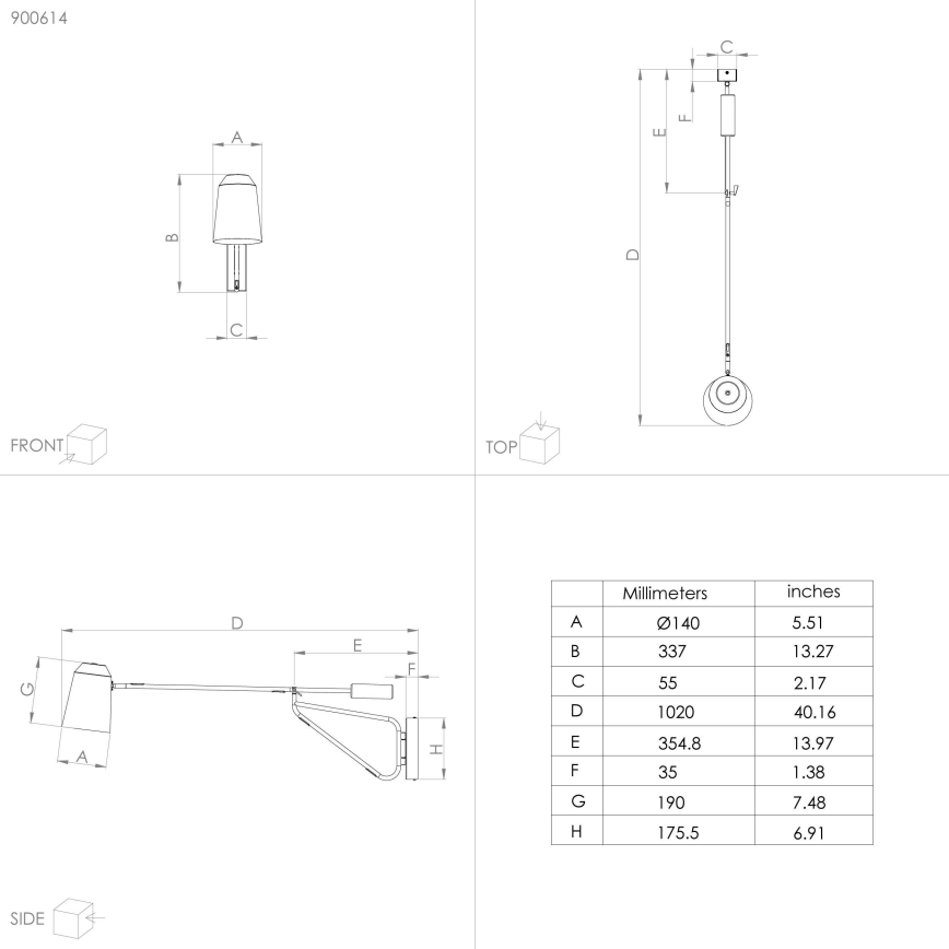 Eglo - Lámpara de pared 1xE27/28W/230V