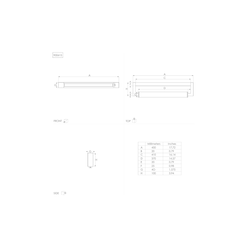 Eglo - Iluminación LED para espejos de baño LED/8,9W/230V IP44