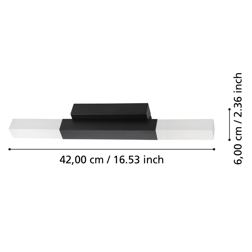 Eglo - Aplique LED de baño 2xLED/5,5W/230V IP44