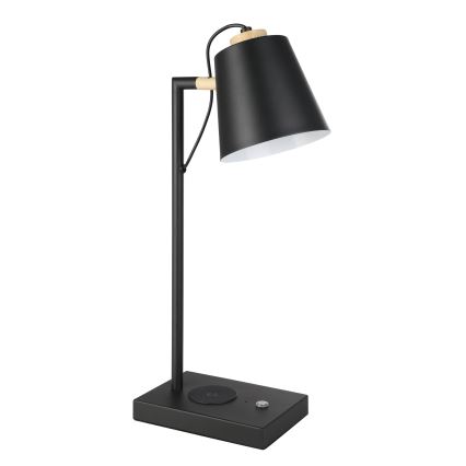 Eglo - Lámpara LED regulable con cargador inalámbrico LED/5,5W/230V