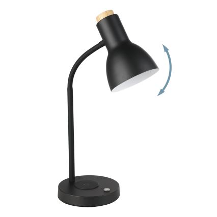 Eglo - Lámpara LED regulable con cargador inalámbrico LED/5,5W/230V