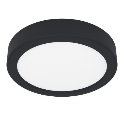 Eglo - Plafón LED de baño LED/11W/230V IP44 negro