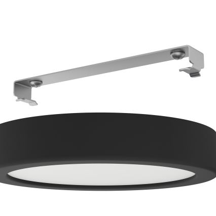 Eglo - Plafón LED de baño LED/11W/230V IP44 negro