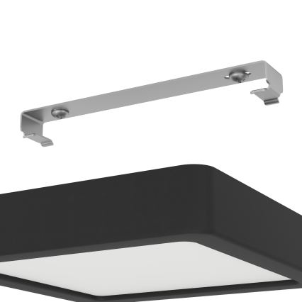 Eglo - Plafón LED de baño LED/11W/230V IP44 negro