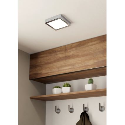 Eglo - Lámpara de techo LED para baño LED/11W/230V IP44 cromo brillante