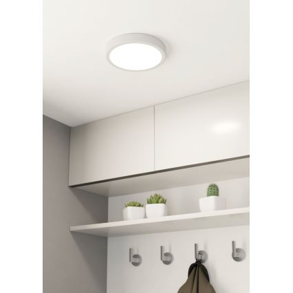Eglo - Plafón LED de baño LED/17W/230V blanco IP44