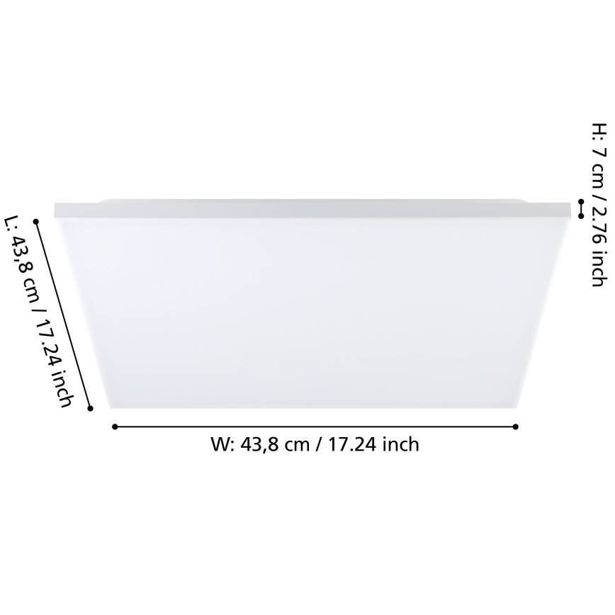 Eglo - Lámpara de techo LED LED/21W/230V