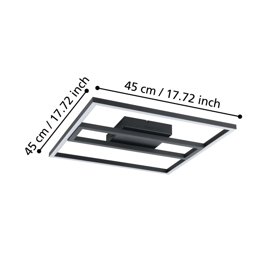 Eglo - Plafón LED RGBW regulable LED/21W/230V