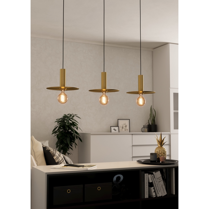 Eglo - Lámpara colgante 3xE27/40W/230V