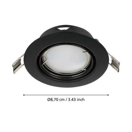 Eglo - SET DE 3 luces empotradas LED PENETO 1xGU10/4,6W/230V