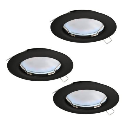 Eglo - SET DE 3 luces empotradas LED PENETO 1xGU10/2,8W/230V