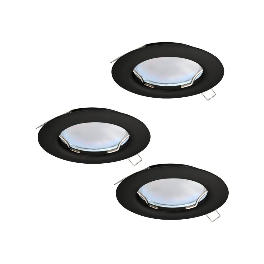 Eglo - SET DE 3 luces empotradas LED PENETO 1xGU10/2,8W/230V
