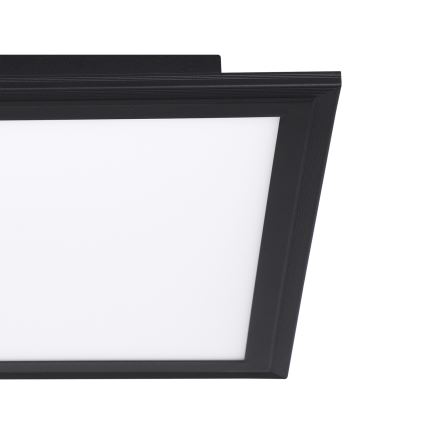 Eglo - Plafón LED LED/14W/230V 30x30 cm negro