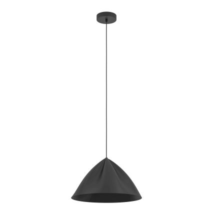 Eglo - Lámpara colgante 1xE27/40W/230V negro