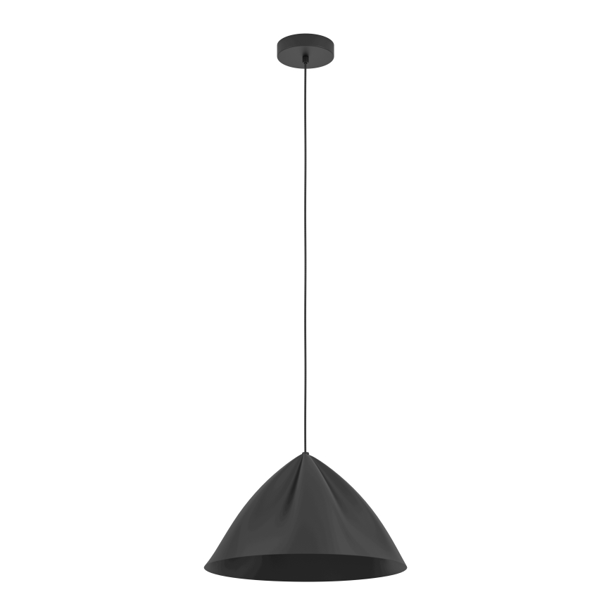 Eglo - Lámpara colgante 1xE27/40W/230V negro