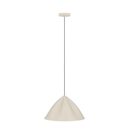 Eglo - Lámpara colgante 1xE27/40W/230V color crema