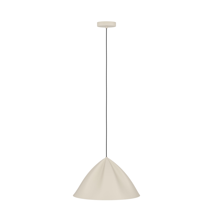 Eglo - Lámpara colgante 1xE27/40W/230V color crema