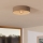 Eglo 900838 - Plafón DUAIA 1xE27/40W/230V marrón