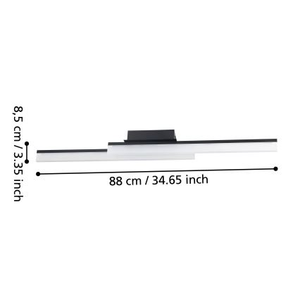 Eglo - Plafón LED de baño 2xLED/11W/230V IP44