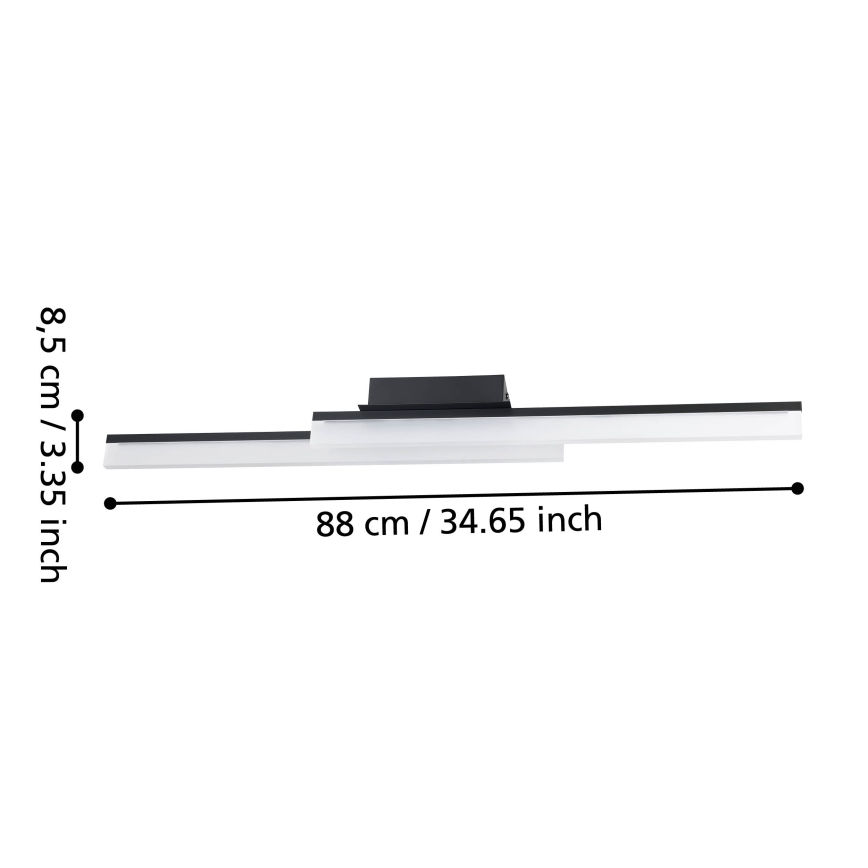 Eglo - Plafón LED de baño 2xLED/11W/230V IP44