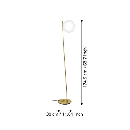 Eglo - Lámpara de pie 1xE27/40W/230V