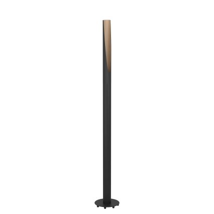 Eglo - Lámpara LED de pie 1xGU10/4,5W/230V negro/marrón