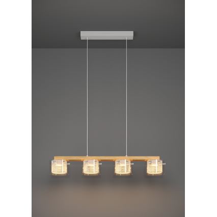 Eglo - LED RGBW Lámpara colgante regulable 4xLED/3,7W/230V 2700-6500K