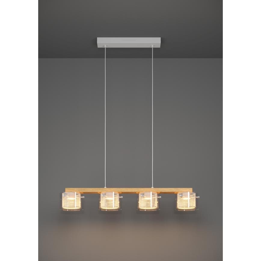 Eglo - LED RGBW Lámpara colgante regulable 4xLED/3,7W/230V 2700-6500K