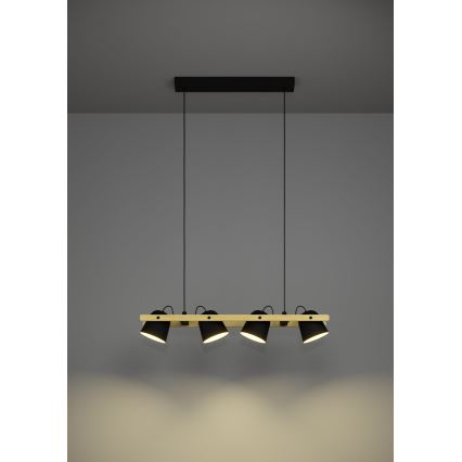 Eglo - LED RGBW Lámpara colgante regulable 4xLED/3,7W/230V 2700-6500K
