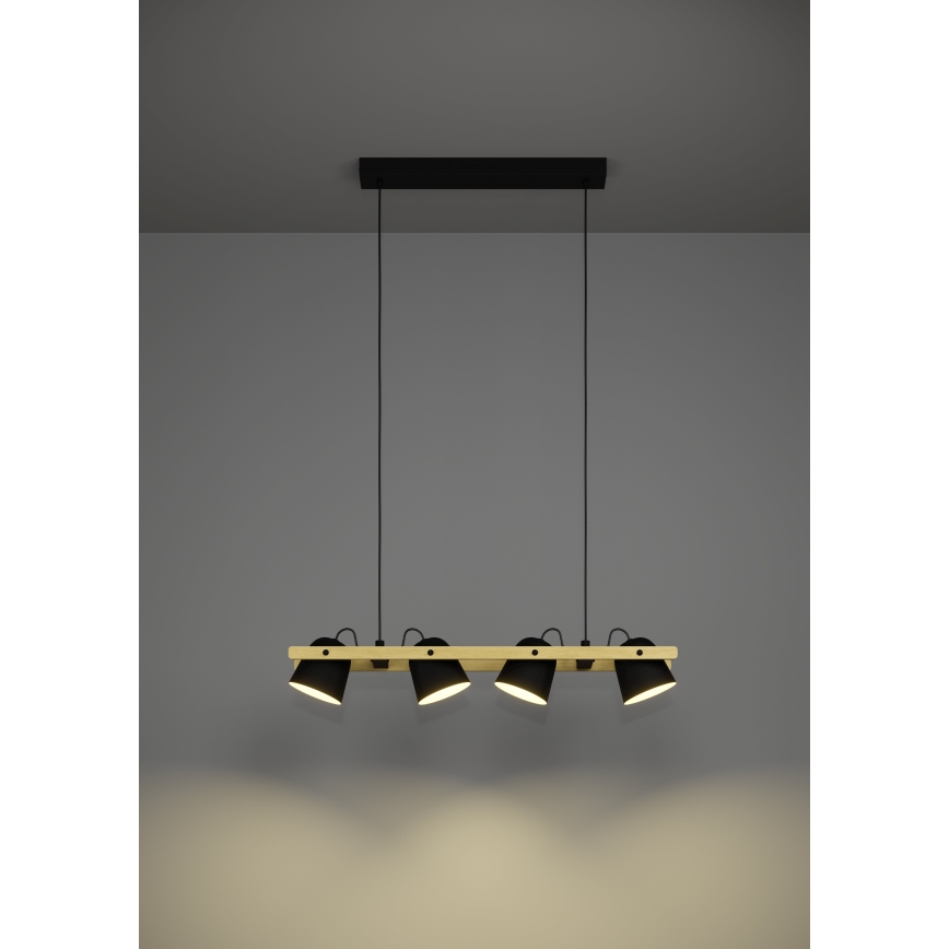 Eglo - LED RGBW Lámpara colgante regulable 4xLED/3,7W/230V 2700-6500K