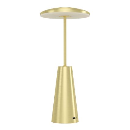 Eglo - Lámpara de exterior LED táctil regulable LED/2,8W/5V 2400K/3000K/4000K 5200 mAh IP54 dorado