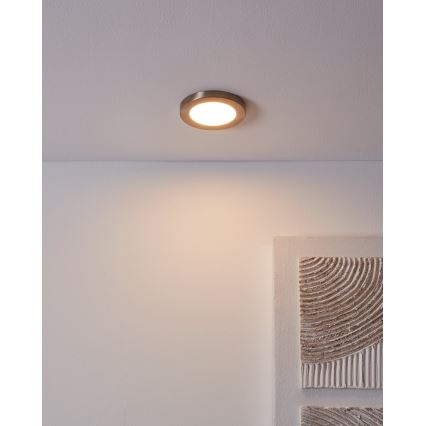 Eglo - Foco empotrado LED/5,5W/230V 3000K cromo mate Ø 11,7 cm