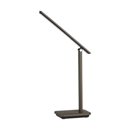 Eglo - Lámpara de mesa LED recargable y regulable LED/3,6W/5V 1800mAh marrón