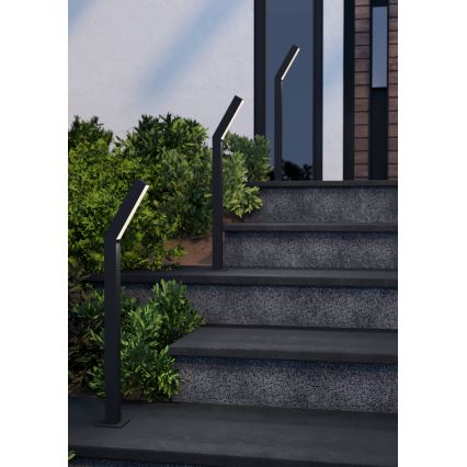 Eglo - Lámpara LED de exterior 2xLED/4,5 W/230 V IP44 negra