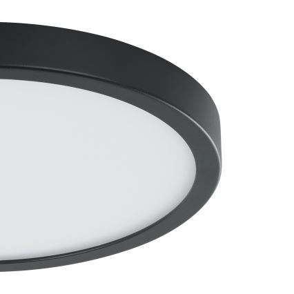 Eglo - Plafón LED con sensor LED/20,5W/230V 3000K negro