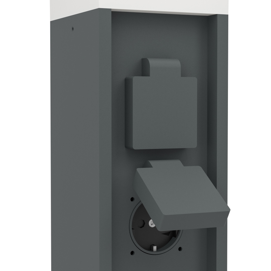 Eglo - Lámpara de exterior con 2 portalámparas 1xE27/25W/230V IP54 antracita