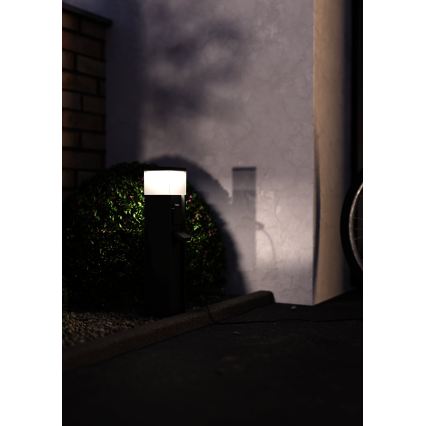 Eglo - Lámpara de exterior con 2 portalámparas 1xE27/25W/230V IP54 antracita