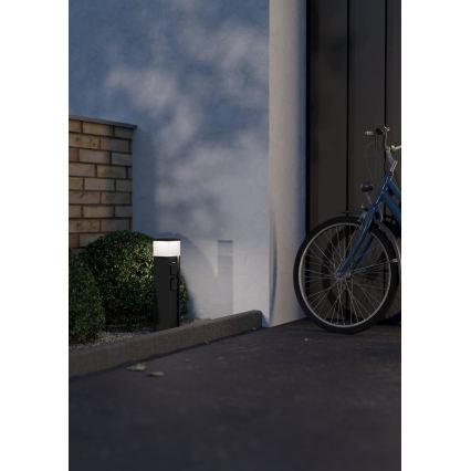 Eglo - Lámpara de exterior con 2 portalámparas 1xE27/25W/230V IP54 antracita