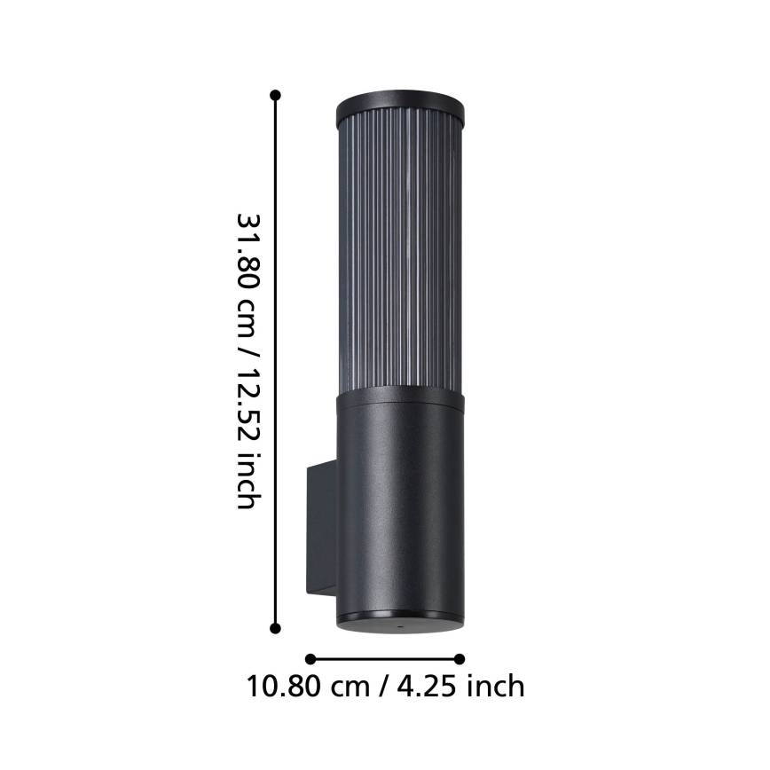 Eglo - Aplique de exterior 1xE27/15W/230V IP54