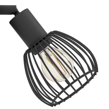 Eglo - Aplique 1xE14/40W/230V negro