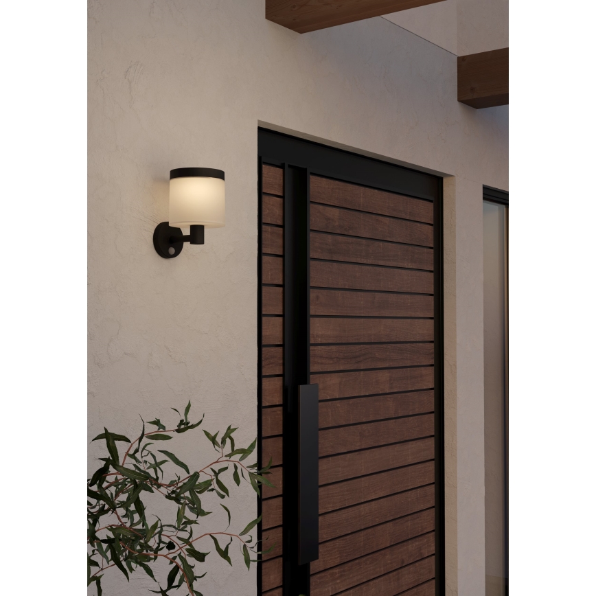 Eglo - Aplique solar LED de pared con sensor LED/7,5W/3,7V 2200 mAh IP44