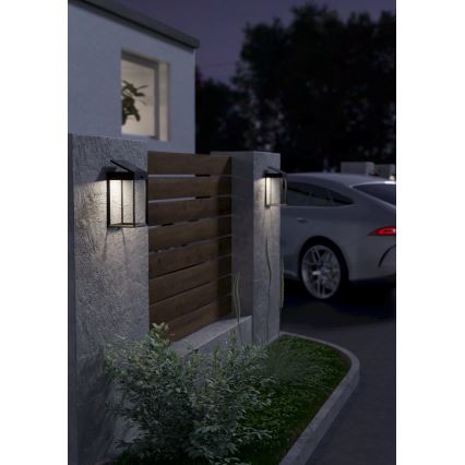 Eglo - Aplique LED solar con sensor LED/6,5W/3,7V 1800 mAh IP44