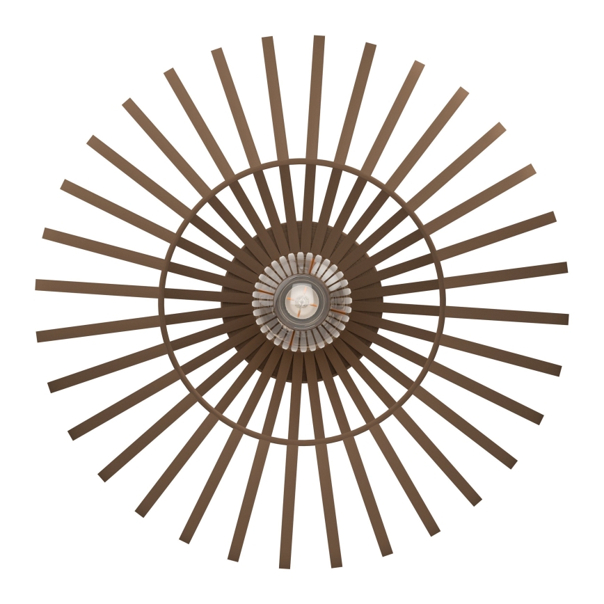 Eglo - Lámpara de techo 1xE27/40W/230V, Ø 38,5 cm, bronce