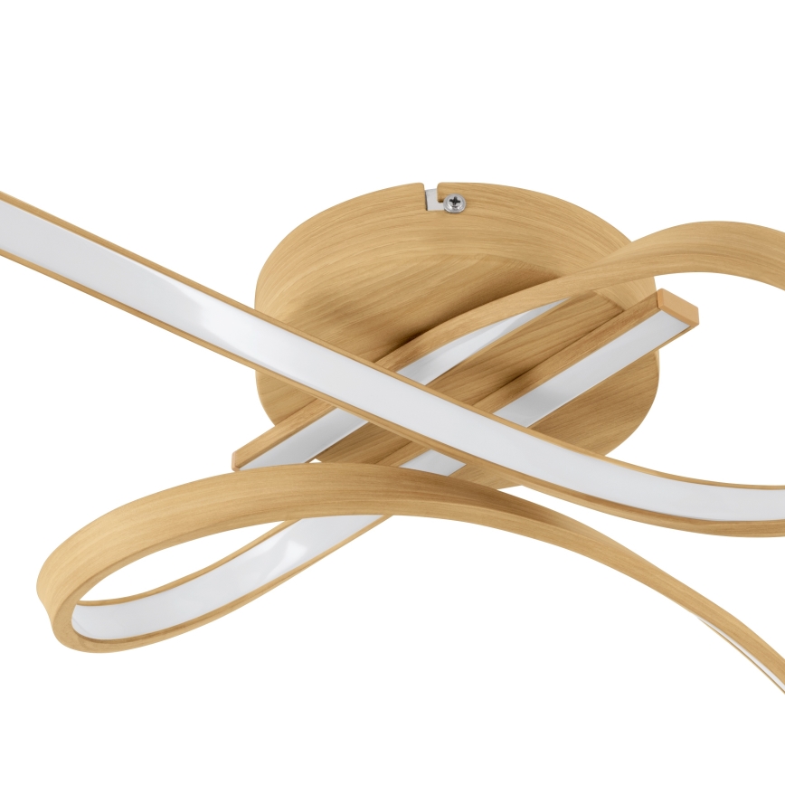 Eglo - LED Lámpara de techo LED/20,5W/230V marrón